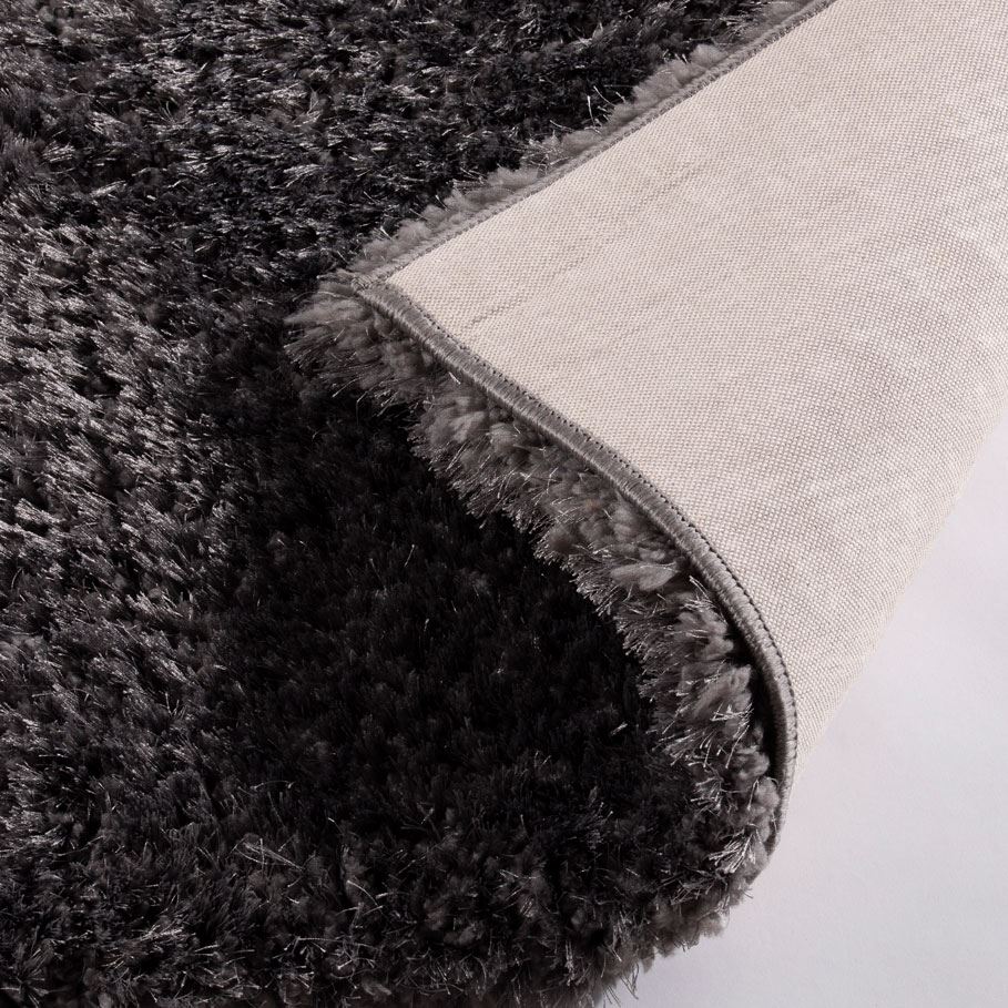 Sophia Shaggy Polyester 160x230cm Grey Rug