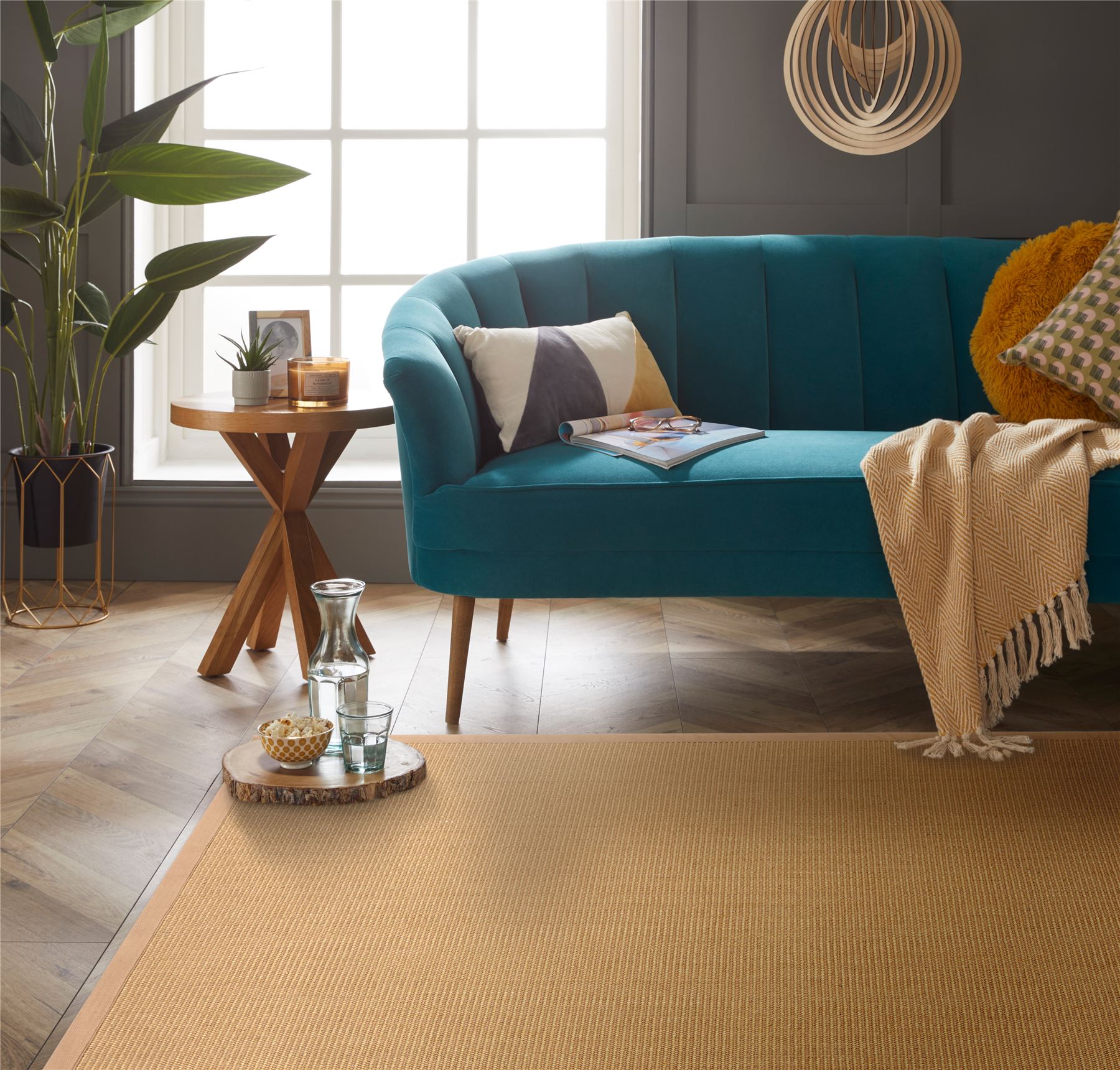 Swinton Sisal Jute Boucle 160x230cm Beige Rug