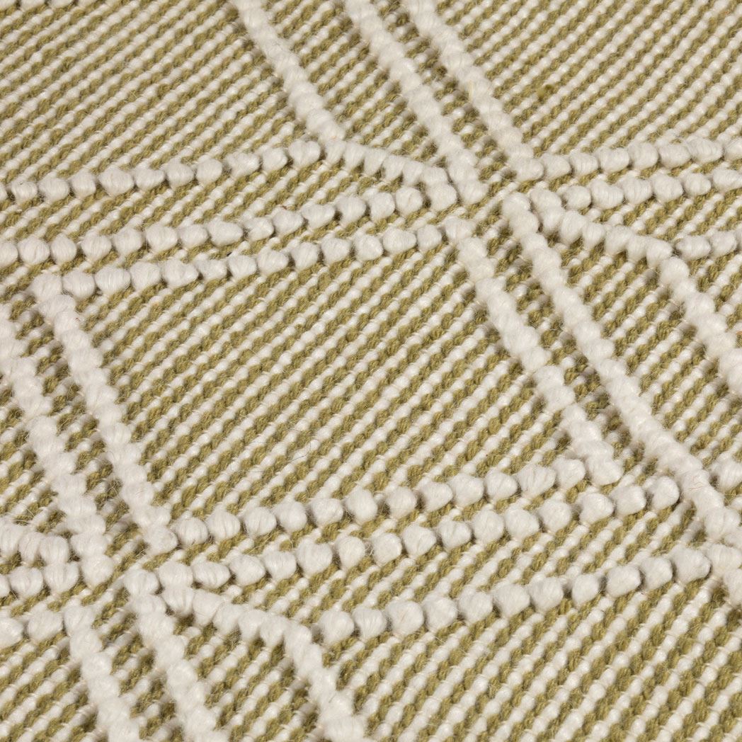 Blenheim Diamond 100% Pet 160x230cm Olive Rug