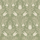 Heritage Tulip Spring Green Wallpaper