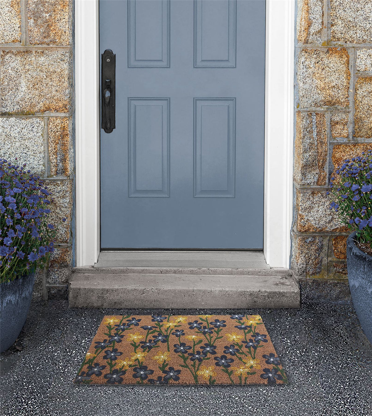 RHS Spring Flowers Door Mat - Esselle Home