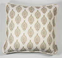 Naya Motif Neutral/Rose Cushion