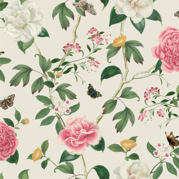 RHS Chinoiserie Charmer Cream Wallpaper