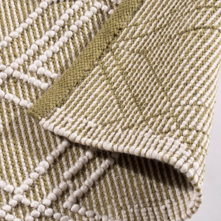 Blenheim Diamond 100% Pet 160x230cm Olive Rug