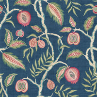 Fruits of Paradise Navy Wallpaper - Esselle Home