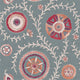 Nahlia Trail Spice/Blue Wallpaper