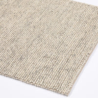 Delilah Mottled Wool Pebble Cream Rug