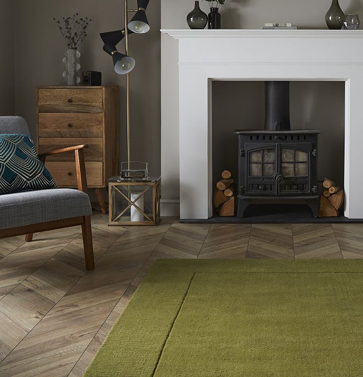Esme Wool 80x150cm Olive Rug