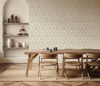 Heritage Tulip Taupe Wallpaper - Esselle Home
