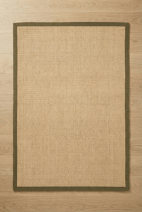 Swinton Sisal Jute Boucle Black Rug - Esselle Home