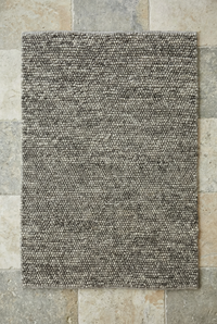 Delilah Wool Pebble Mottled Grey Rug