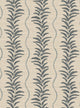 Fern Wave Blue & Beige Wallpaper