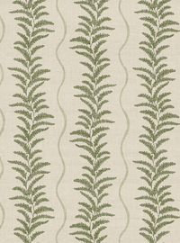 Fern Wave Sage Green Wallpaper