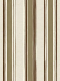 Old World Stripe Olive Green Wallpaper