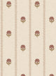 Thistle Trail Stripe Blue & Burgundy Wallpaper