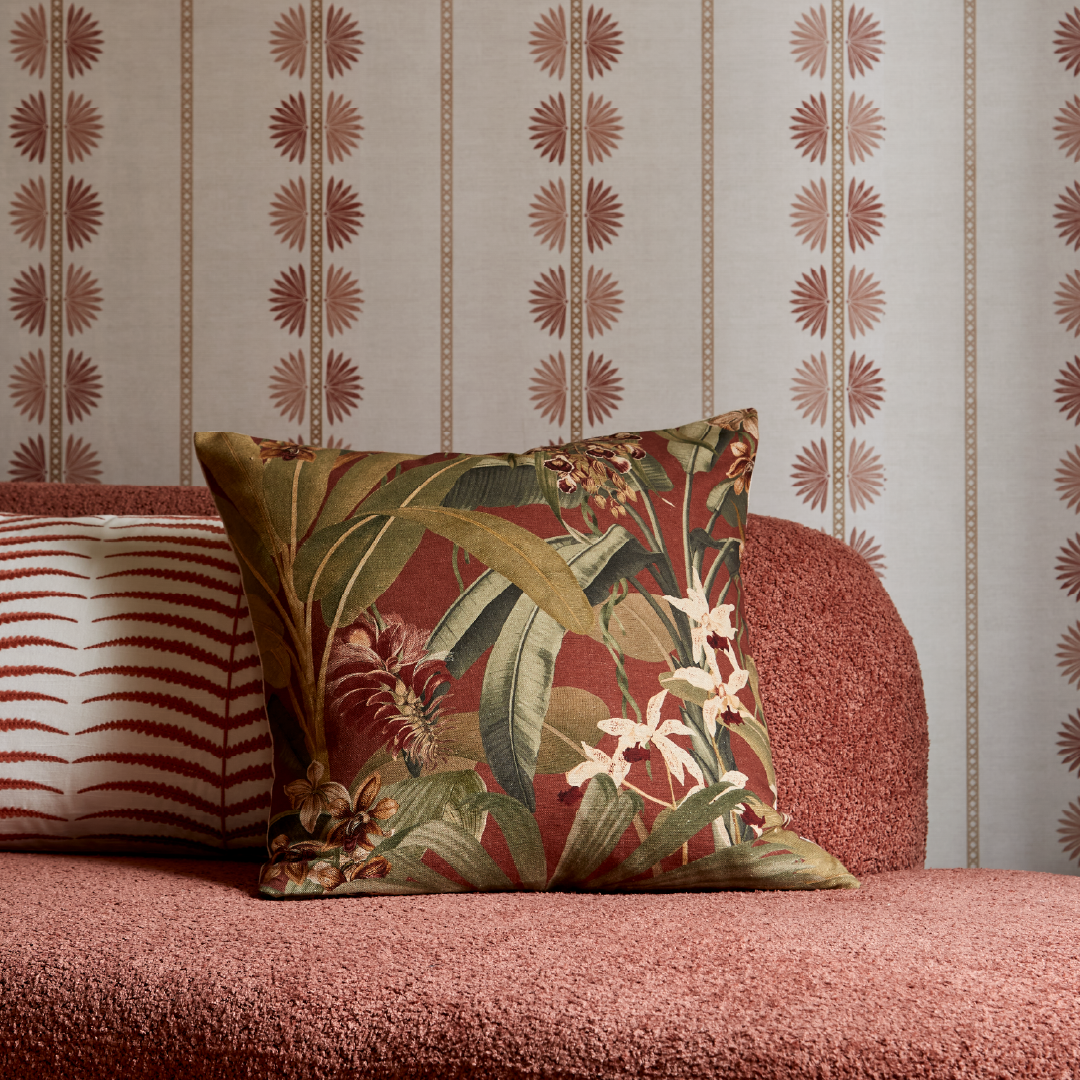 Saffron Mulberry cushion