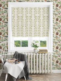 Botanic Vines Spring Green Fabric - Esselle Home