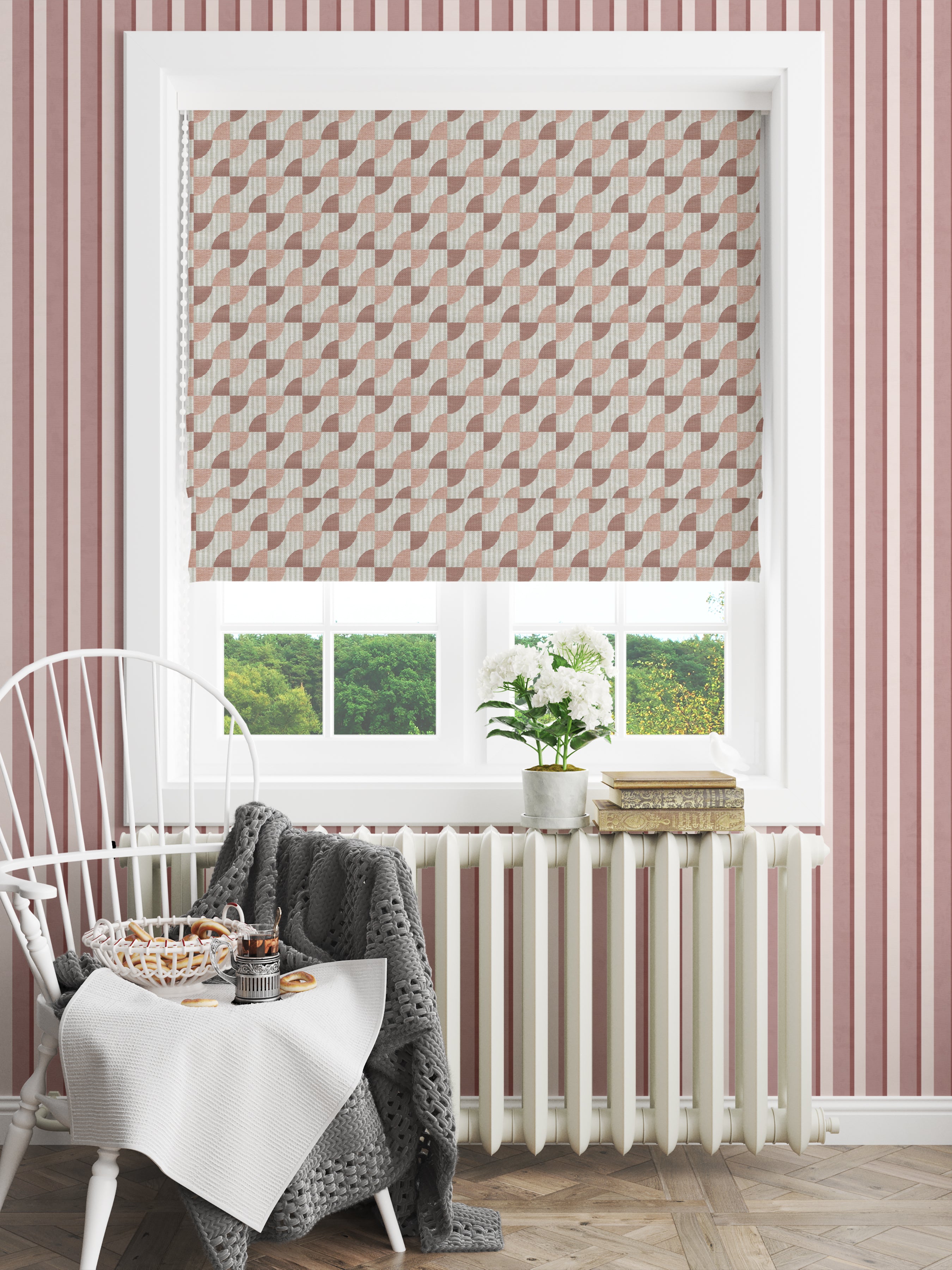 Dalure Blush Fabric - Esselle Home