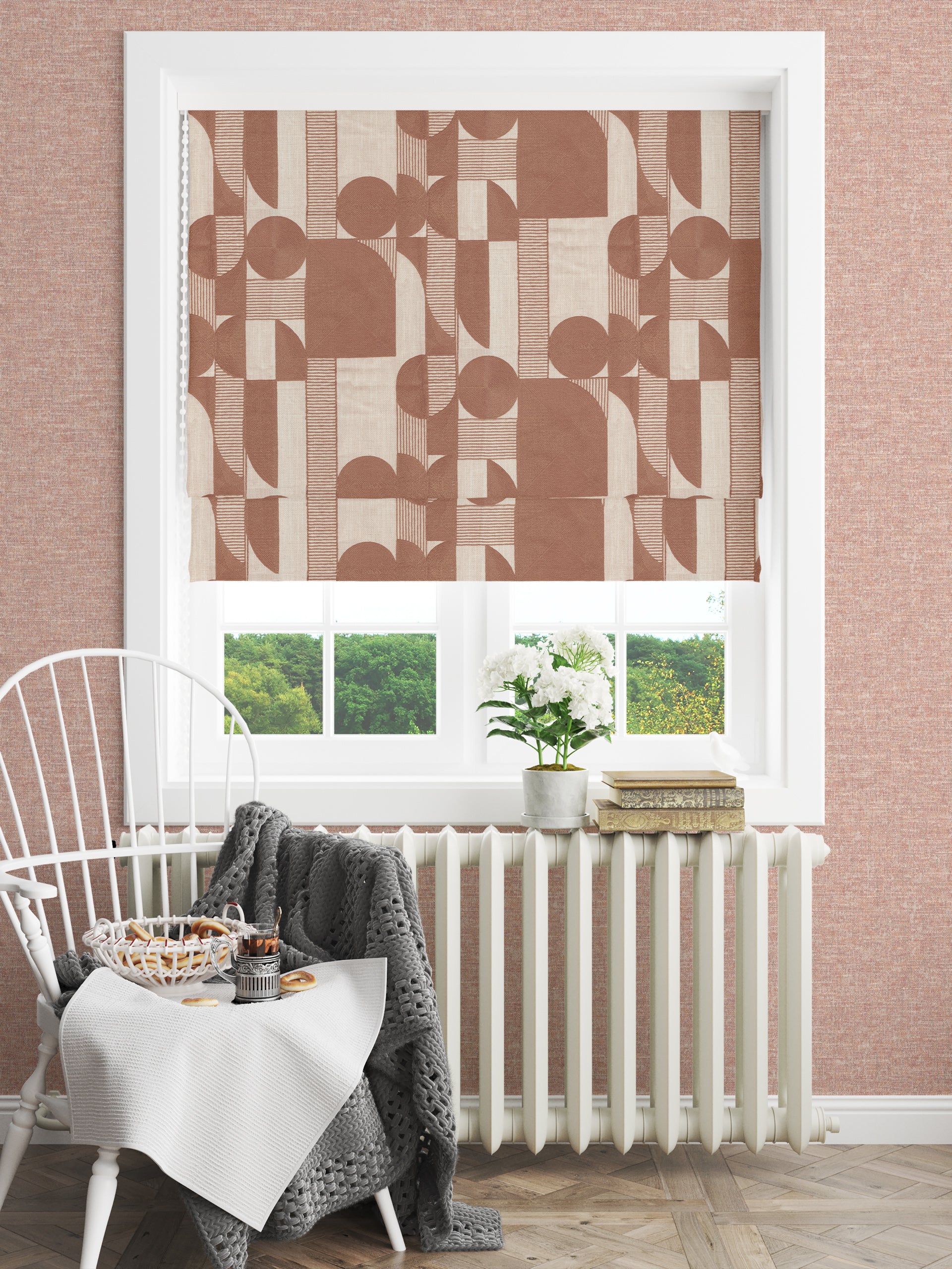 Beckett Terracotta Blind - Esselle Home