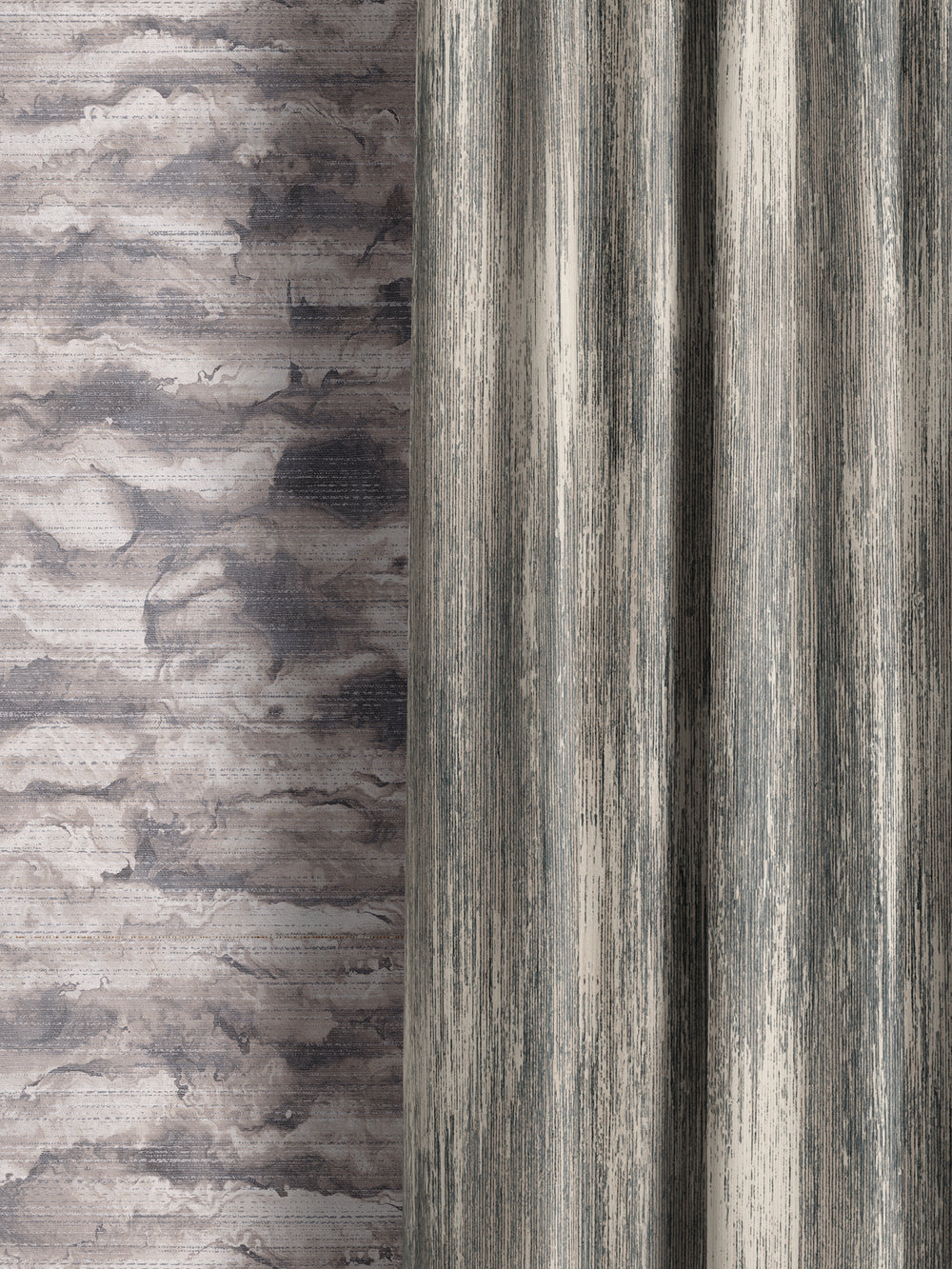 Huttoll Charcoal Fabric