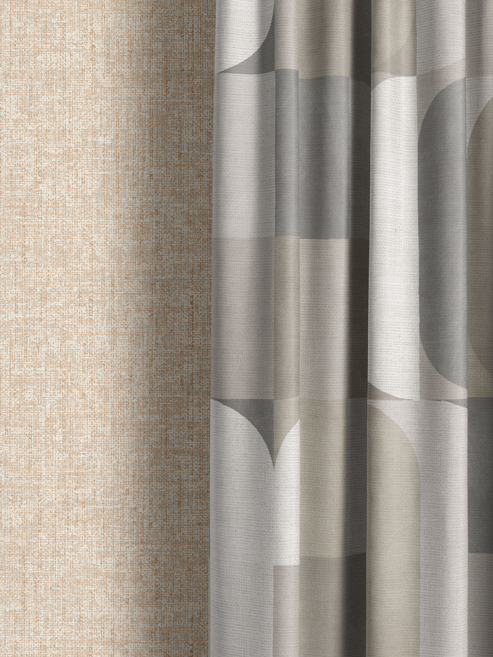 Atton Natural / Slate Fabric