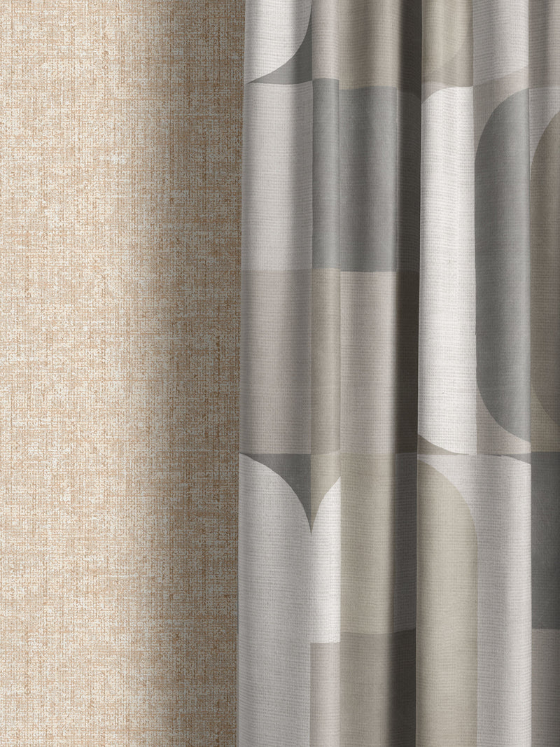 Atton Natural / Slate Fabric