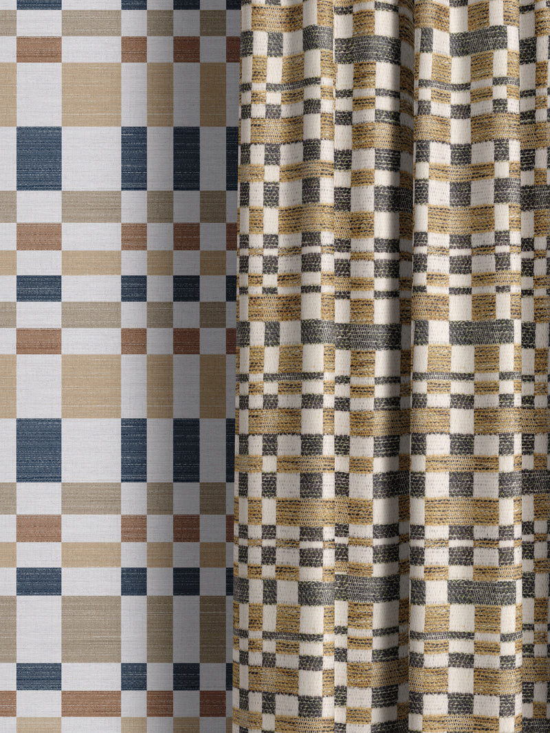 Whittle Ochre Fabric