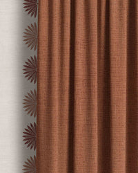 Regency Terracotta Curtain - Esselle Home
