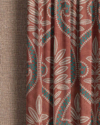Monsoon Terracotta Curtain - Esselle Home