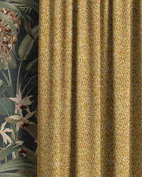 Banyan Ochre Curtain - Esselle Home