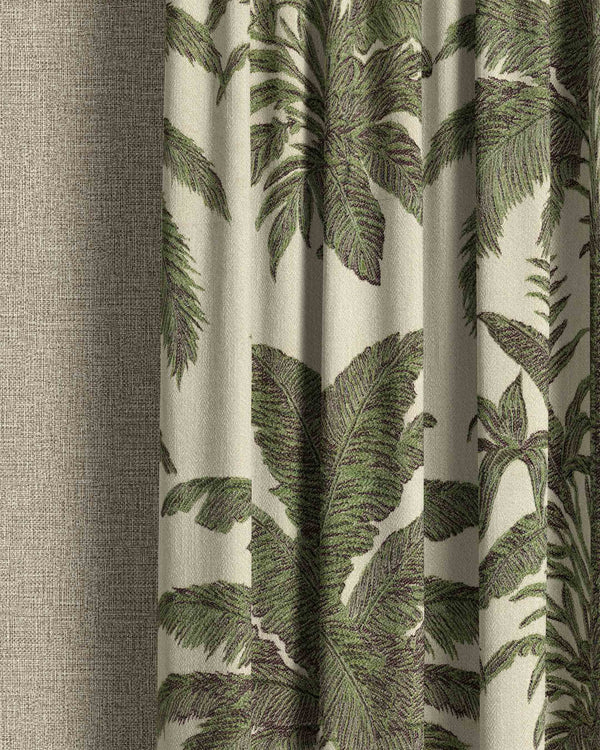 Palmera Green Fabric