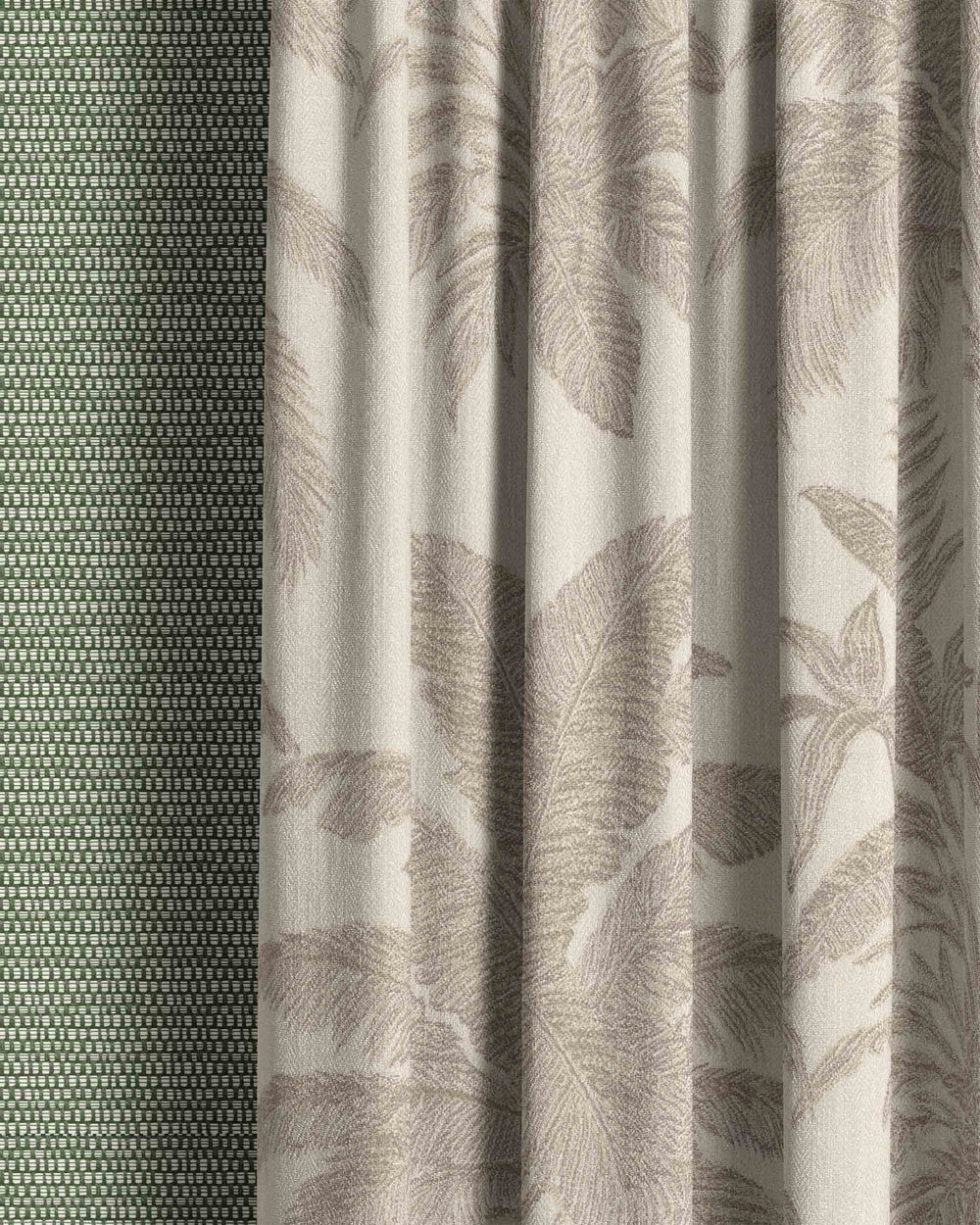 Palmera Natural Curtain - Esselle Home