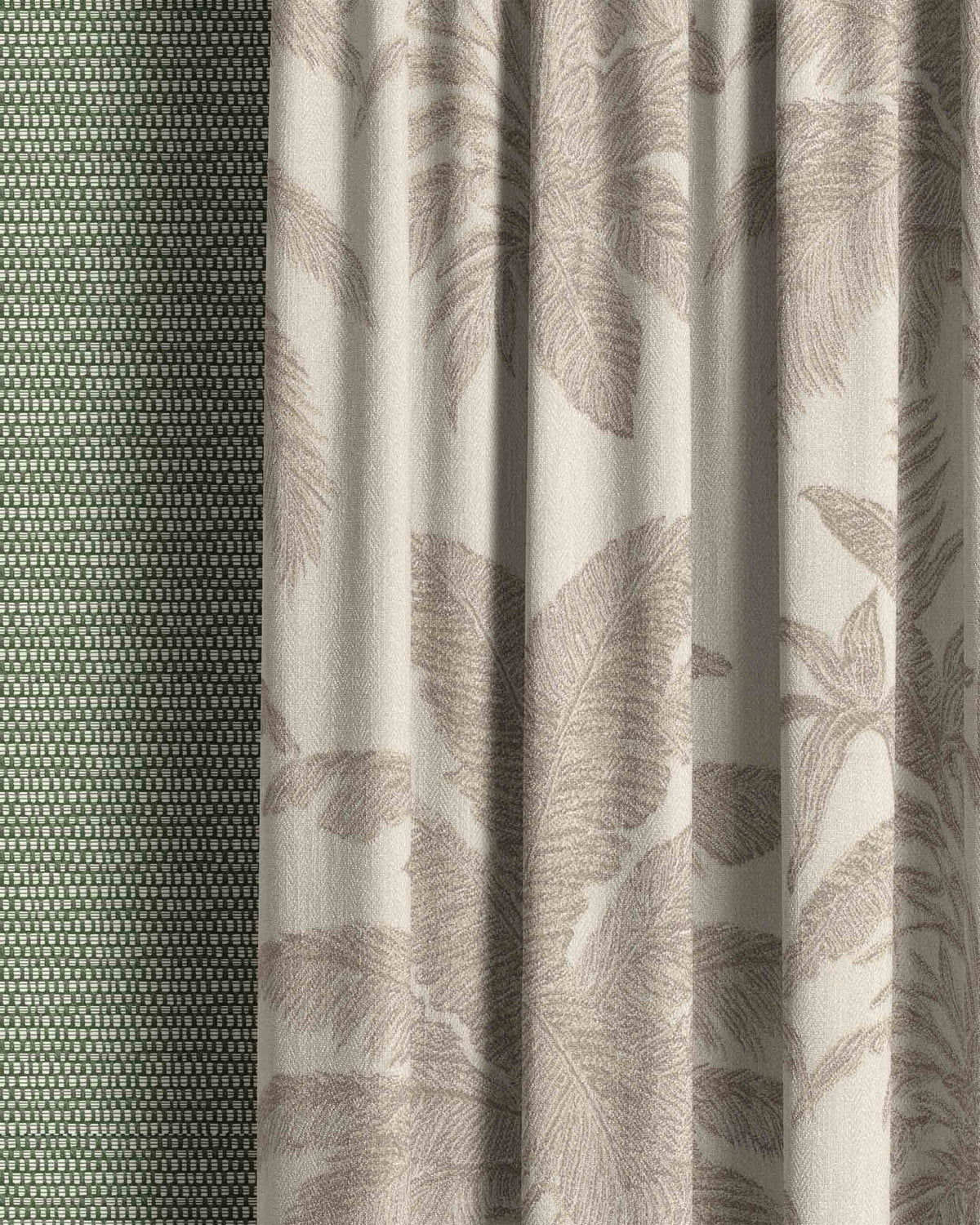 Palmera Natural Curtain - Esselle Home