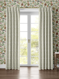 Botanic Vines Spring Green Fabric - Esselle Home