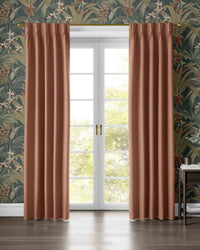 Regency Terracotta Curtain - Esselle Home