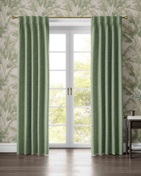 Regency Green Curtain - Esselle Home