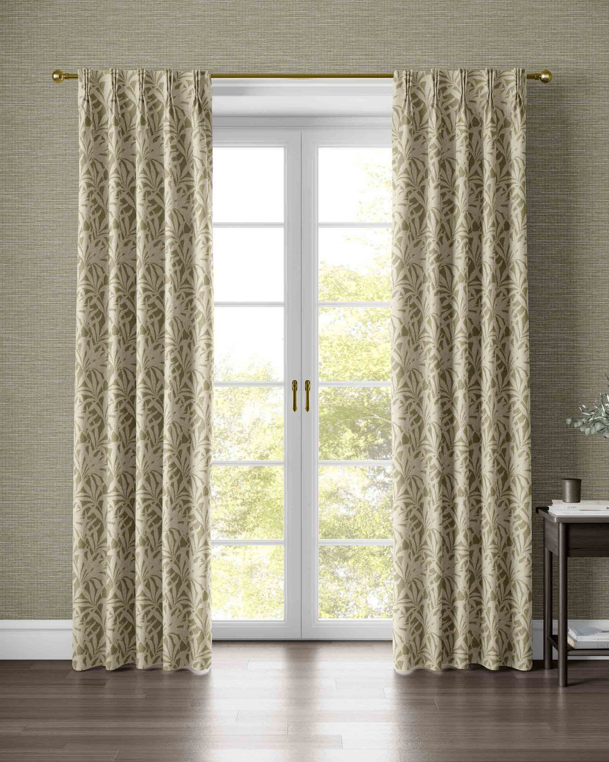 Tampine Olive Green Curtain - Esselle Home