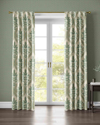 Monsoon Soft Green Curtain - Esselle Home