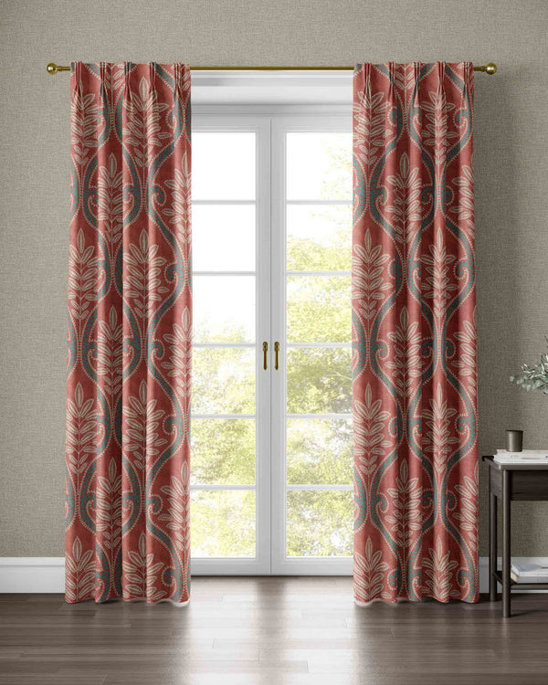 Monsoon Terracotta Curtain
