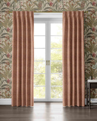 Banyan Spiced Terracotta Curtain - Esselle Home
