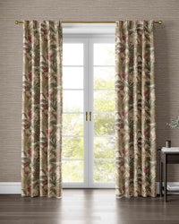 Saffron Natural Curtain - Esselle Home