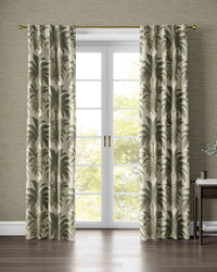 Palmera Green Curtain - Esselle Home