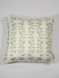 Botanic Vines Spring Green Cushion - Esselle Home