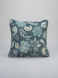 Kashmir Jacobean Navy/Teal Cushion - Esselle Home