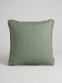 Eden Plain/Veda Mineral Green Cushion - Esselle Home
