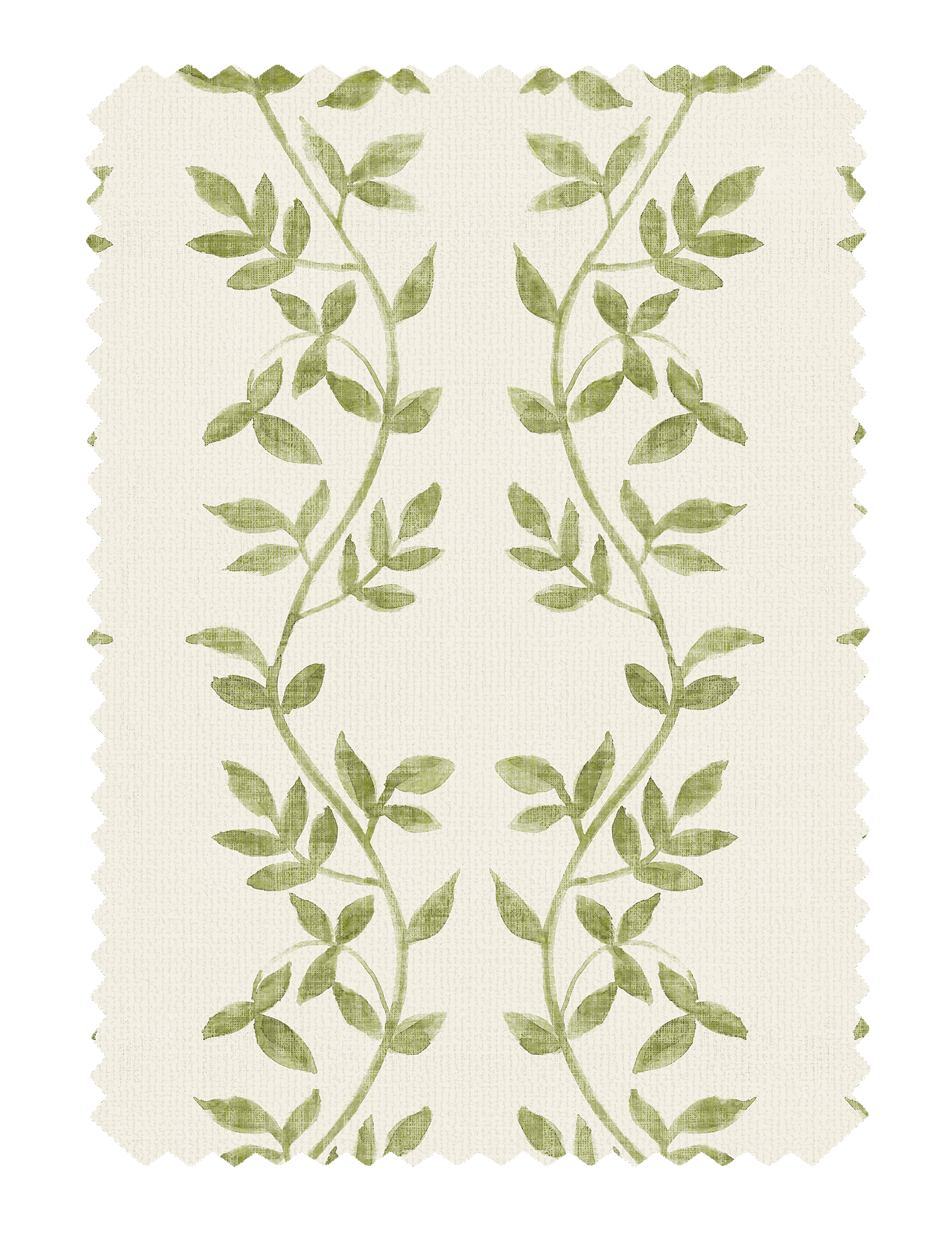 Botanic Vines Spring Green Fabric - Esselle Home