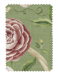 Chinoiserie Garden Spring Green Fabric - Esselle Home