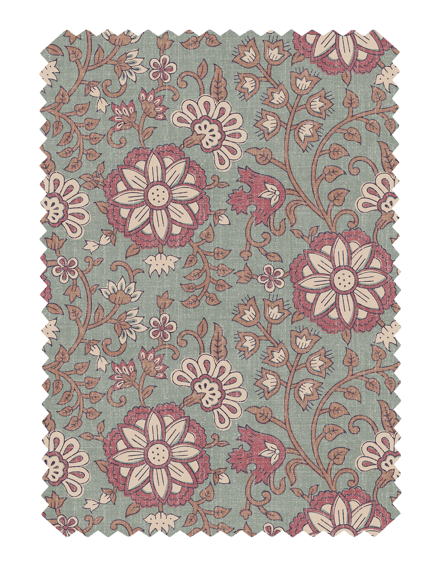 Lucien Trail Spice/Pink/Green Fabric