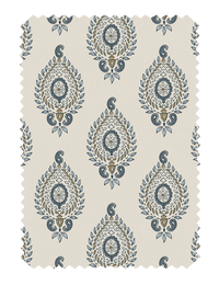 Naya Motif Blue/Taupe Blind