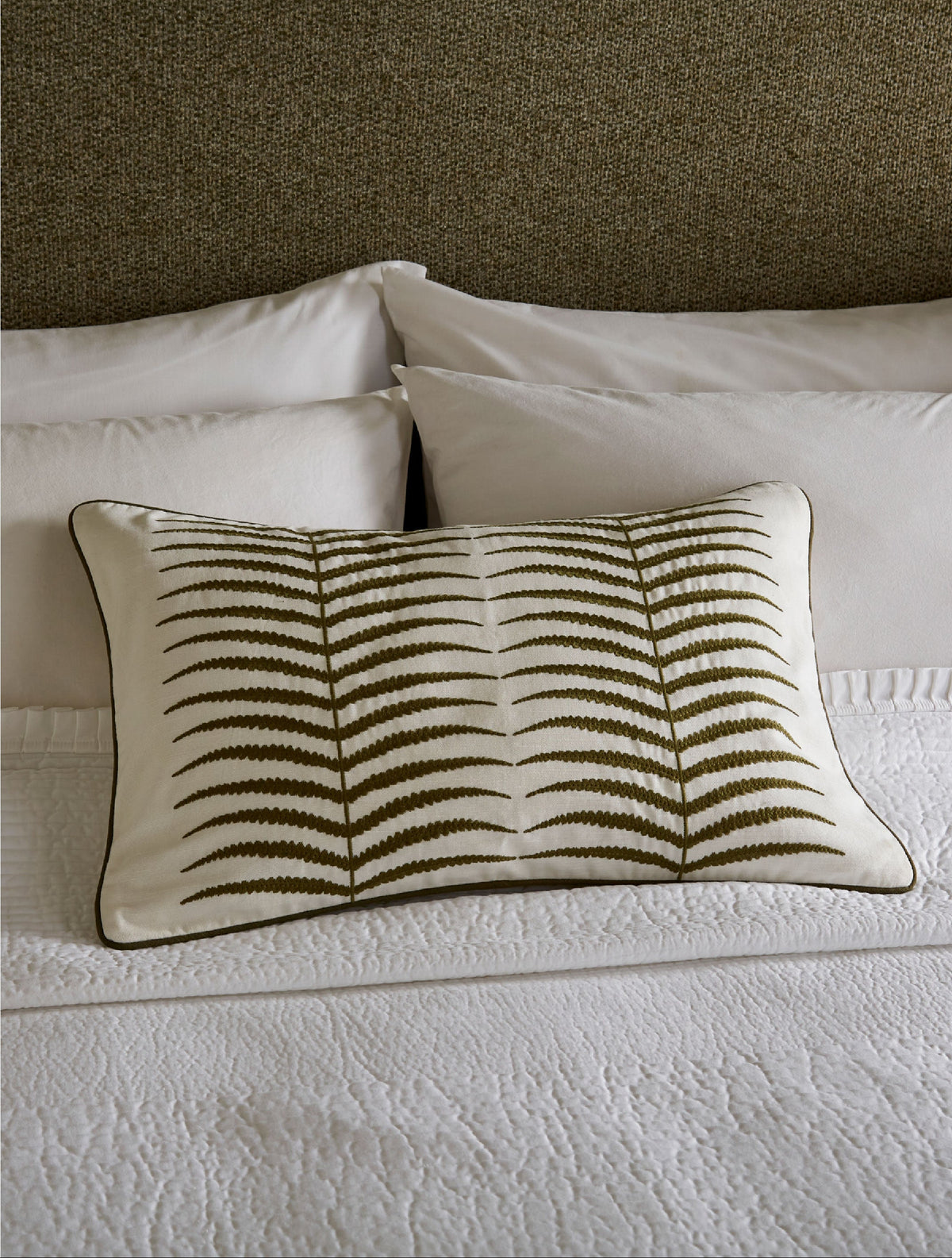 Colonnade Green 60 x 40 cm Cushion - Esselle Home